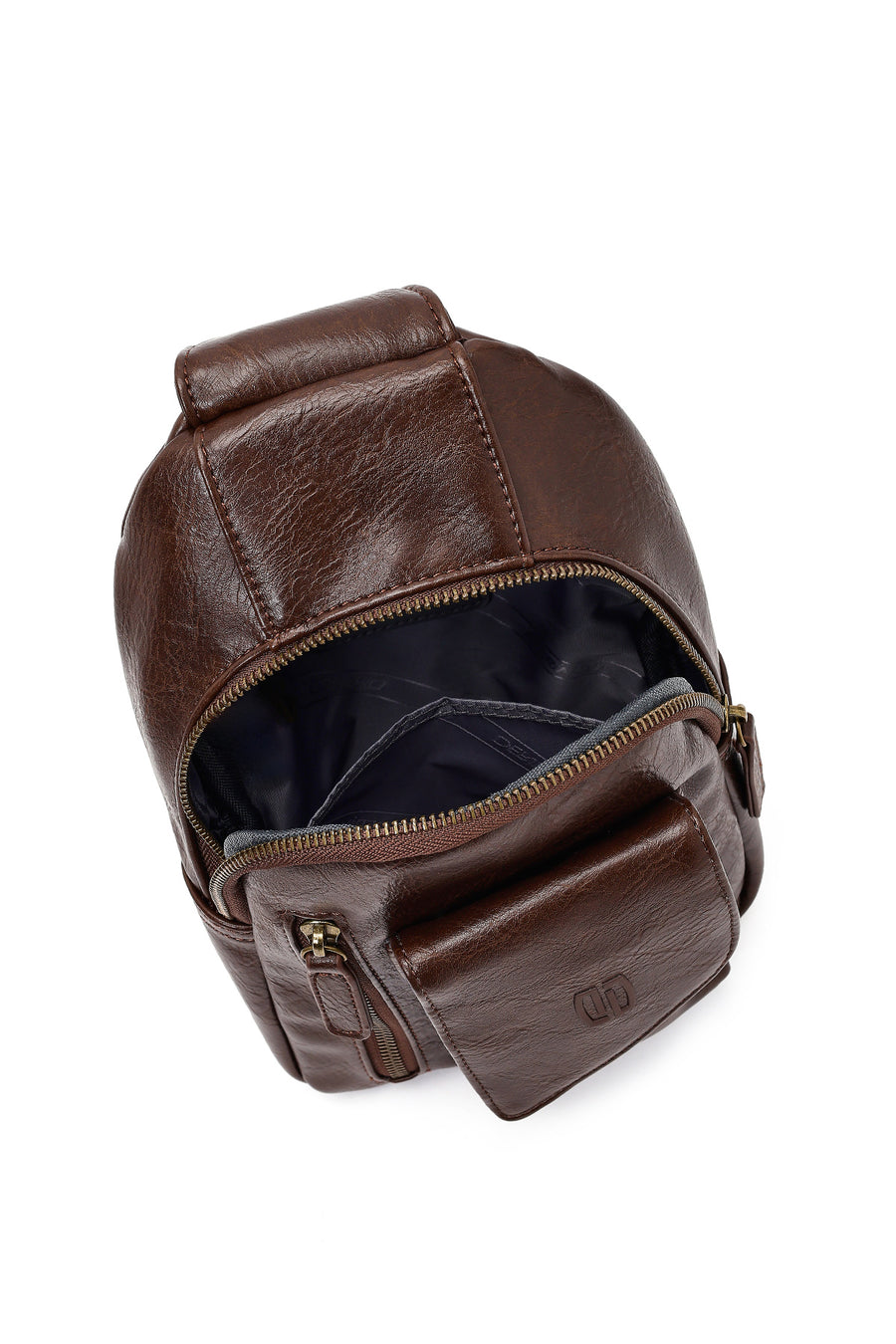 Men's Brown Crossbody Bag
