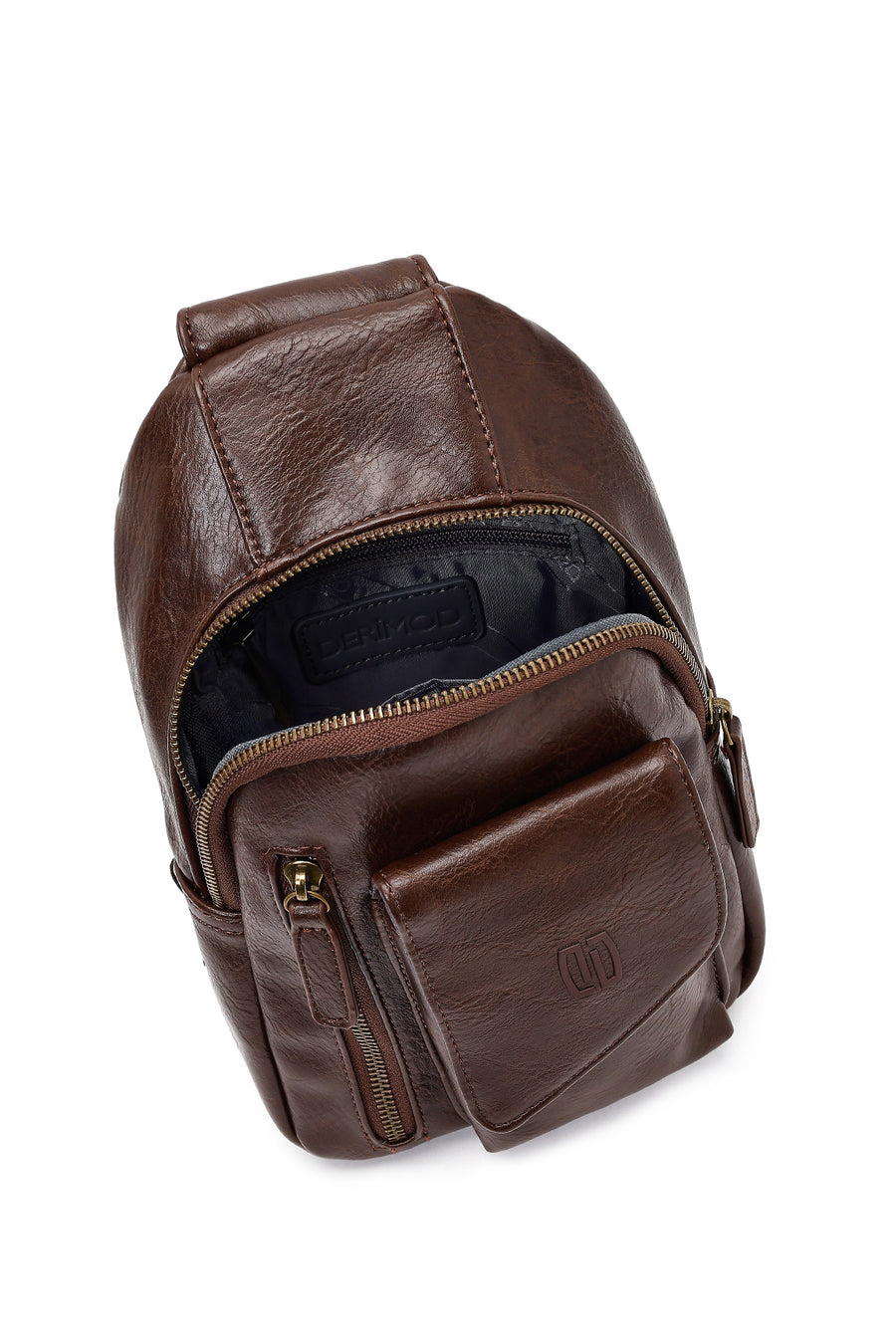 Men's Brown Crossbody Bag