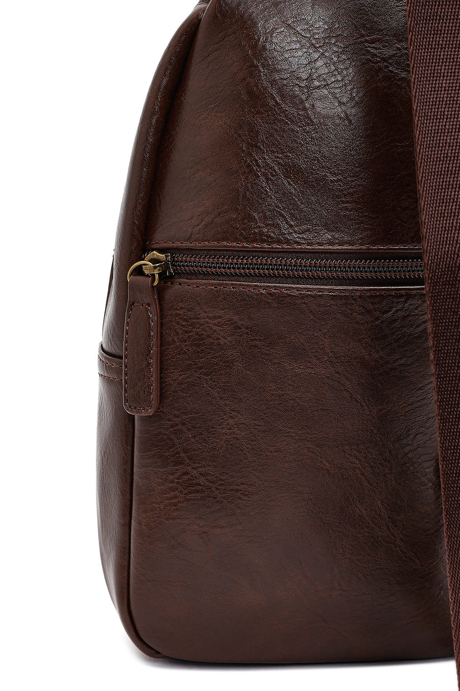 Men's Brown Crossbody Bag