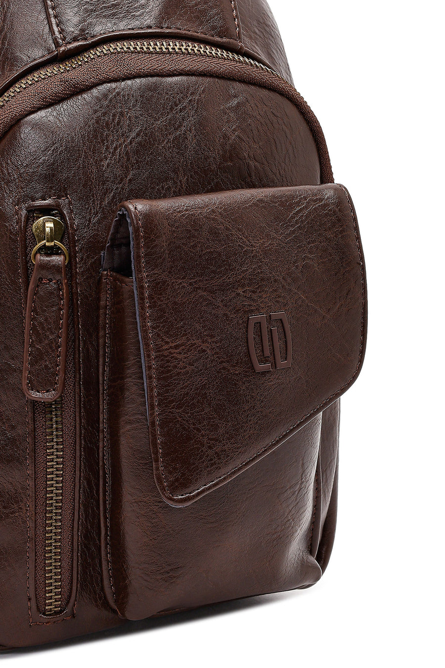 Men's Brown Crossbody Bag