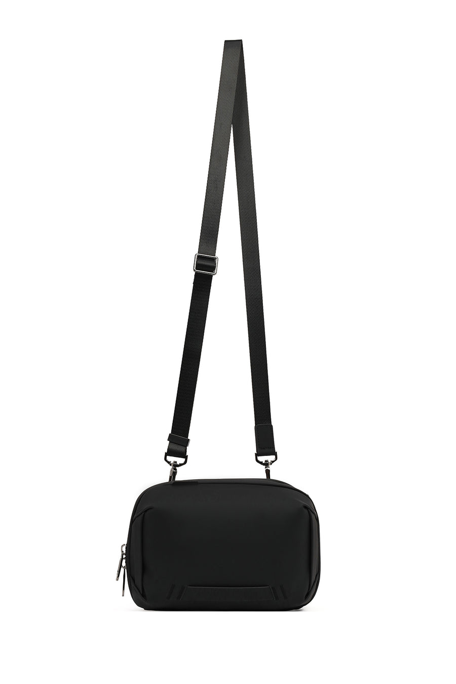 D-Pack Men's Black Fabric Handbag
