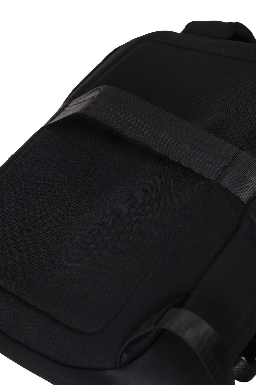 D-Pack Unisex Black Fabric Backpack