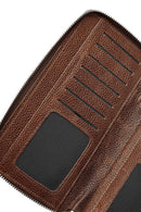 Men's Brown Mini Leather Handbag | Derimod