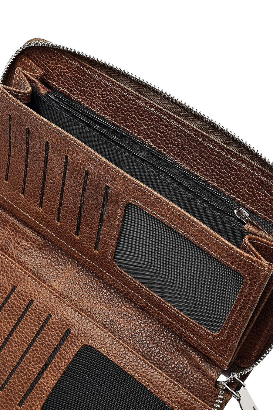 Men's Brown Mini Leather Handbag