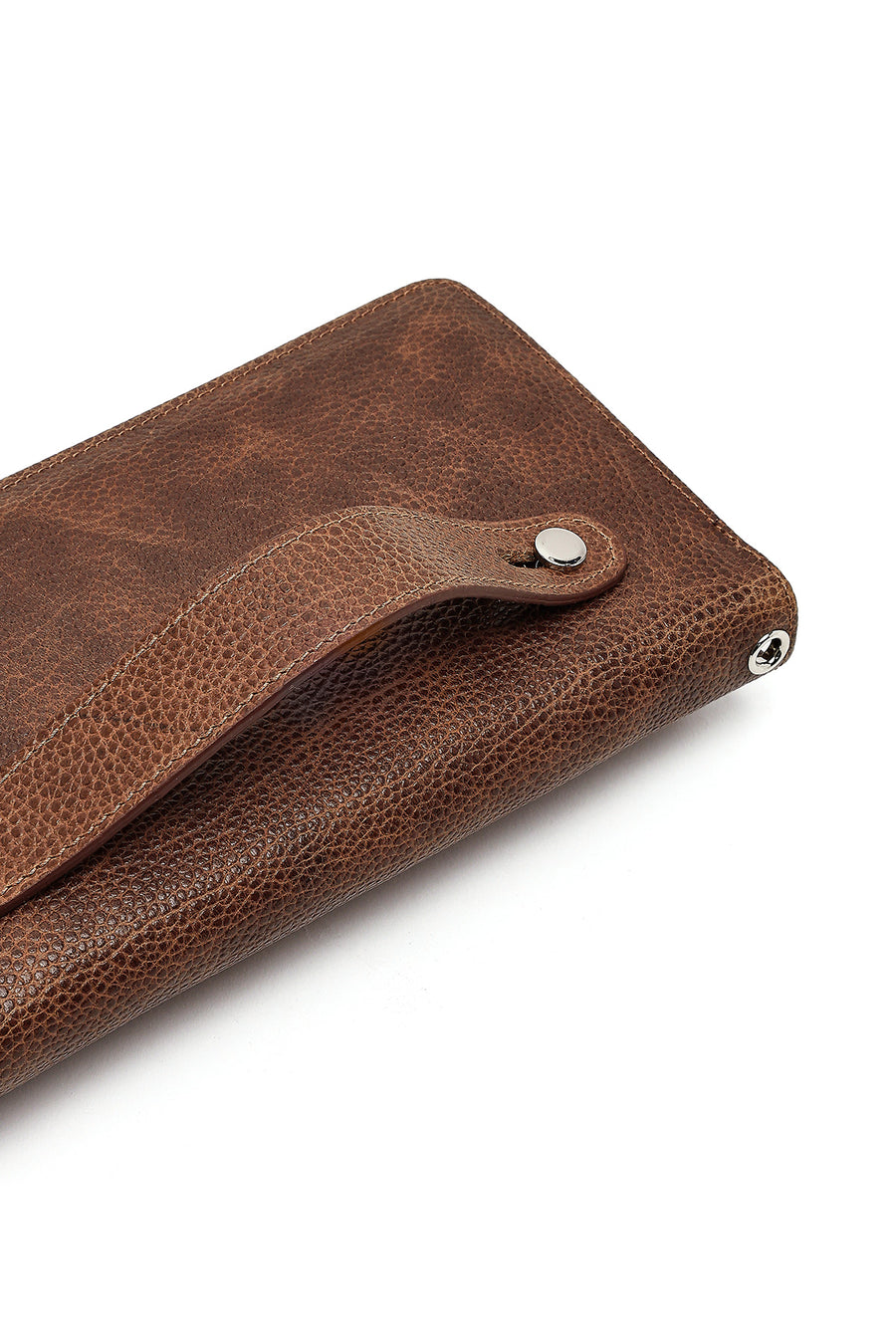 Men's Brown Mini Leather Handbag