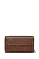 Men's Brown Mini Leather Handbag | Derimod