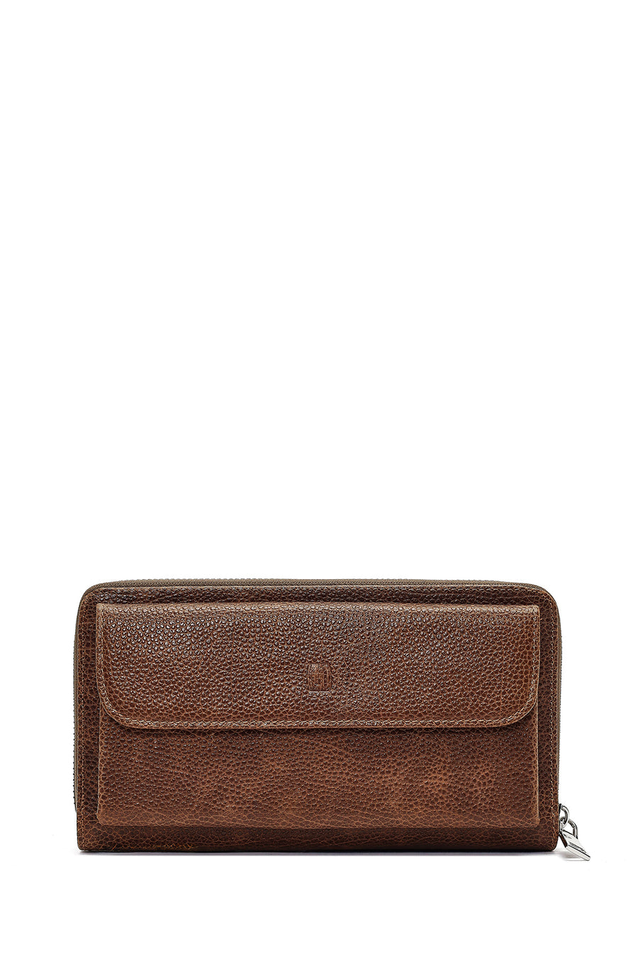 Men's Brown Mini Leather Handbag