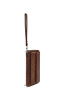 Men's Brown Mini Leather Handbag | Derimod