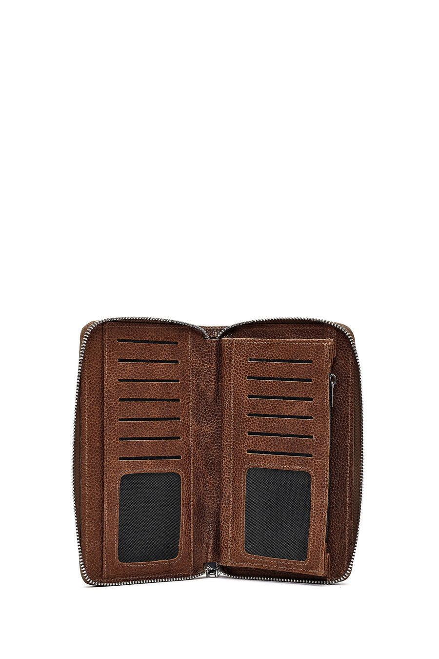 Men's Brown Mini Leather Handbag