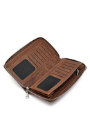 Men's Brown Mini Leather Handbag | Derimod