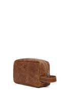 Male Brown Leather Handbag | Derimod