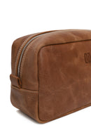Male Brown Leather Handbag | Derimod