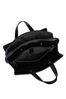 Men's Black Long Strap Leather Briefcase | Derimod