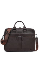 Men's Brown Leather Laptop Bag | Derimod