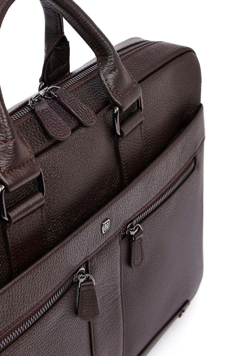 Men's Brown Leather Laptop Bag