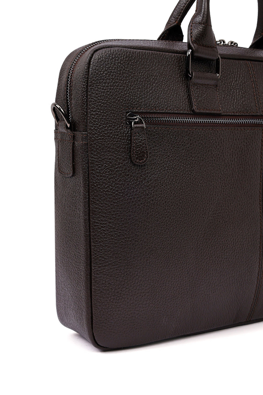 Men's Brown Leather Laptop Bag