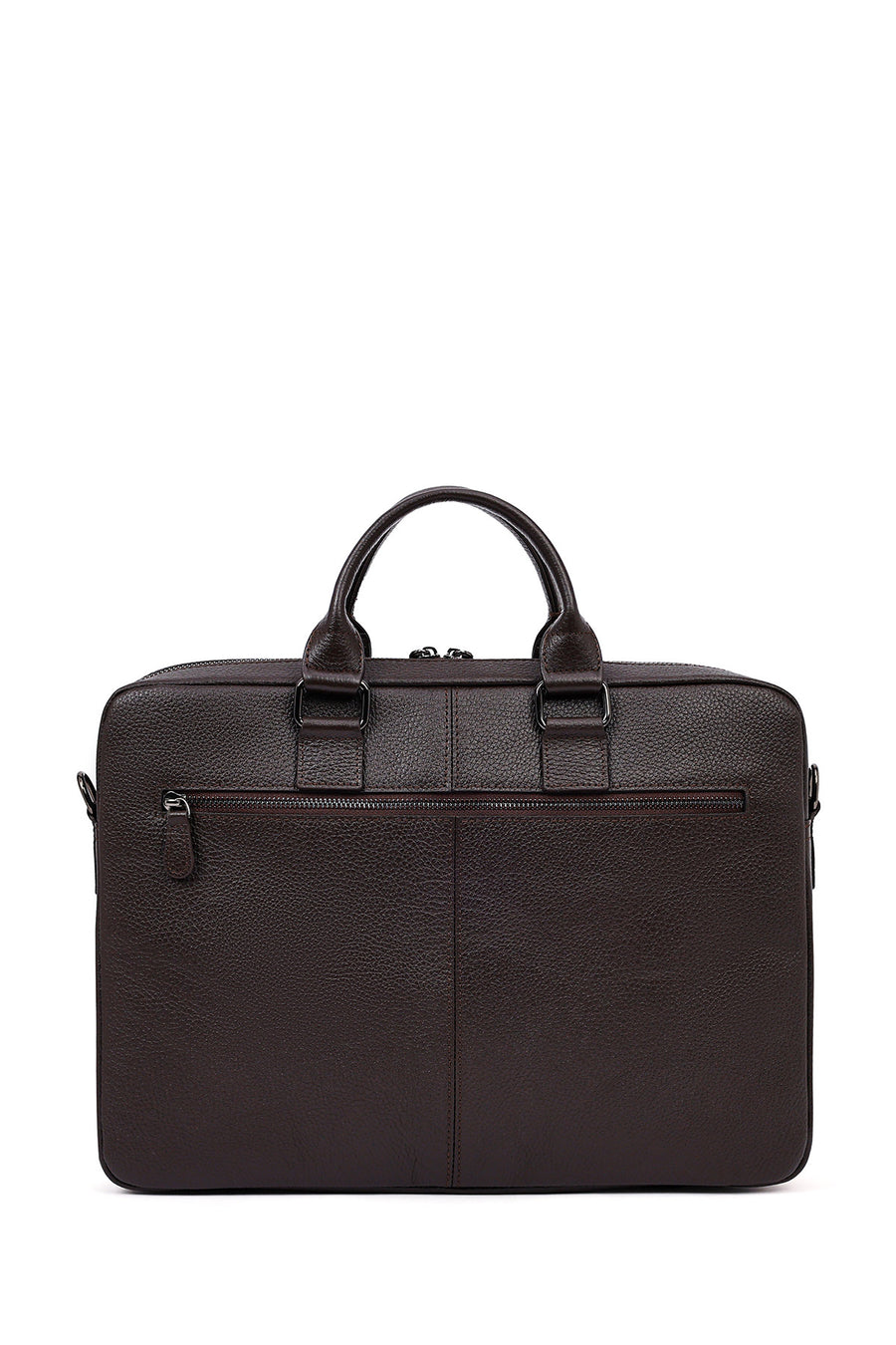 Men's Brown Leather Laptop Bag