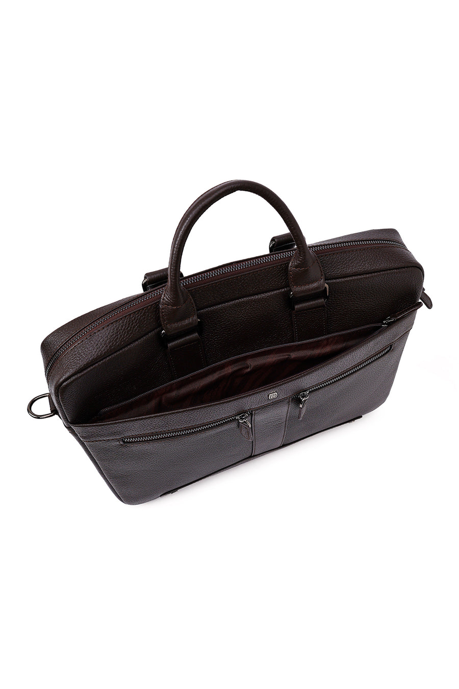 Men's Brown Leather Laptop Bag