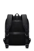 Men's Black Leather Backpack | Derimod
