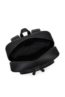 Men's Black Leather Backpack | Derimod
