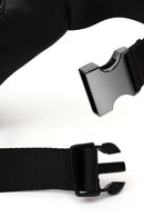 Men's Black Leather Mini Waist Bag | Derimod