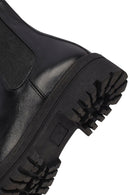 Woman Siyah Leather Chelsea Bot | Derimod