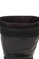 Women's Black Buckle Detailed Leather Boot | Derimod