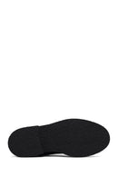 Women's Black Leather Chelsea Boot | Derimod