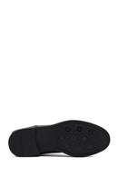 Women's Black Leather Chelsea Boot | Derimod