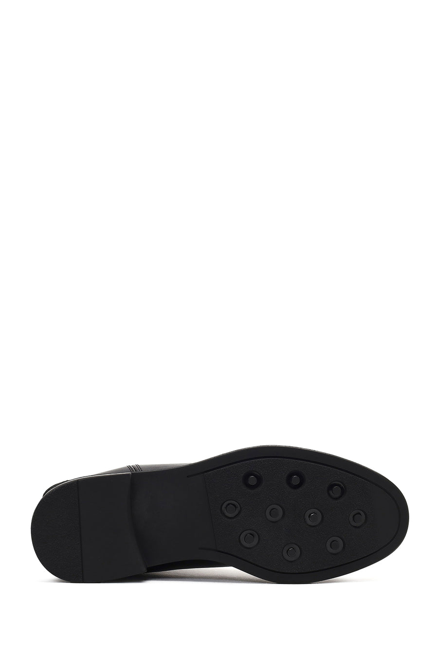 Women's Black Leather Chelsea Boot