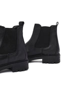 Woman Siyah Leather Chelsea Bot | Derimod