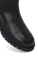 Woman Siyah Leather Chelsea Bot | Derimod