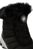 Derimod Dry Woman Black Lace-Up Thick-Soled Outdoor Boots | Derimod