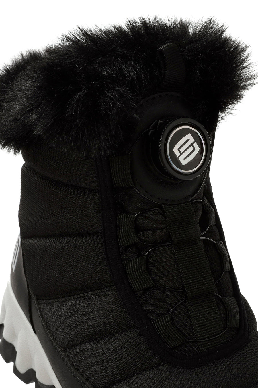 Derimod Dry Woman Black Lace-Up Thick-Soled Outdoor Boots