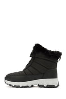 Derimod Dry Woman Black Lace-Up Thick-Soled Outdoor Boots | Derimod