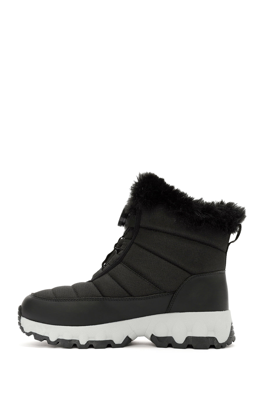 Derimod Dry Woman Black Lace-Up Thick-Soled Outdoor Boots
