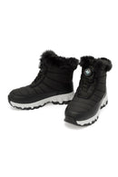 Derimod Dry Woman Black Lace-Up Thick-Soled Outdoor Boots | Derimod