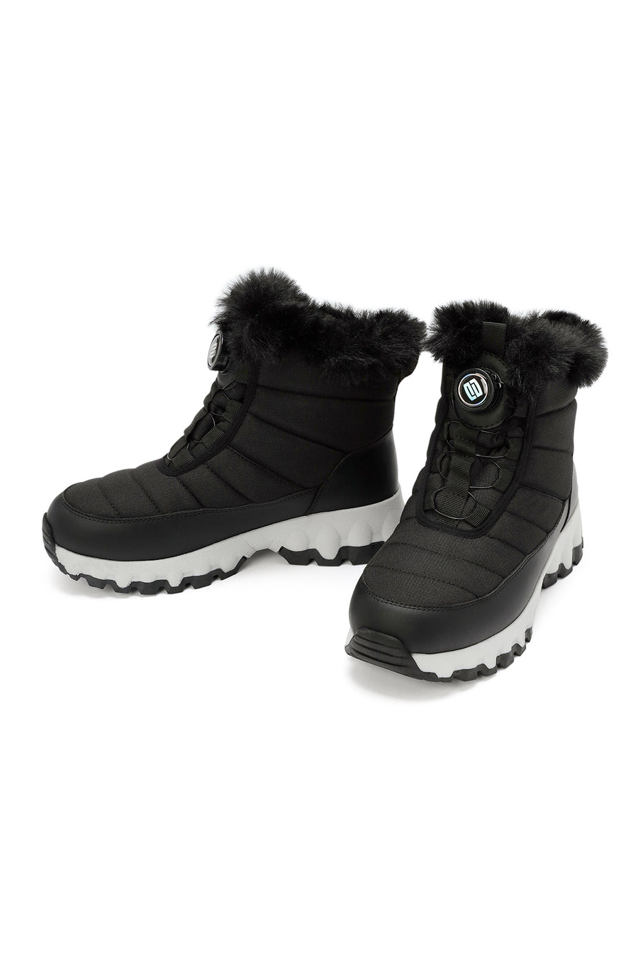 Derimod Dry Woman Black Lace-Up Thick-Soled Outdoor Boots