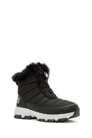Derimod Dry Woman Black Lace-Up Thick-Soled Outdoor Boots | Derimod
