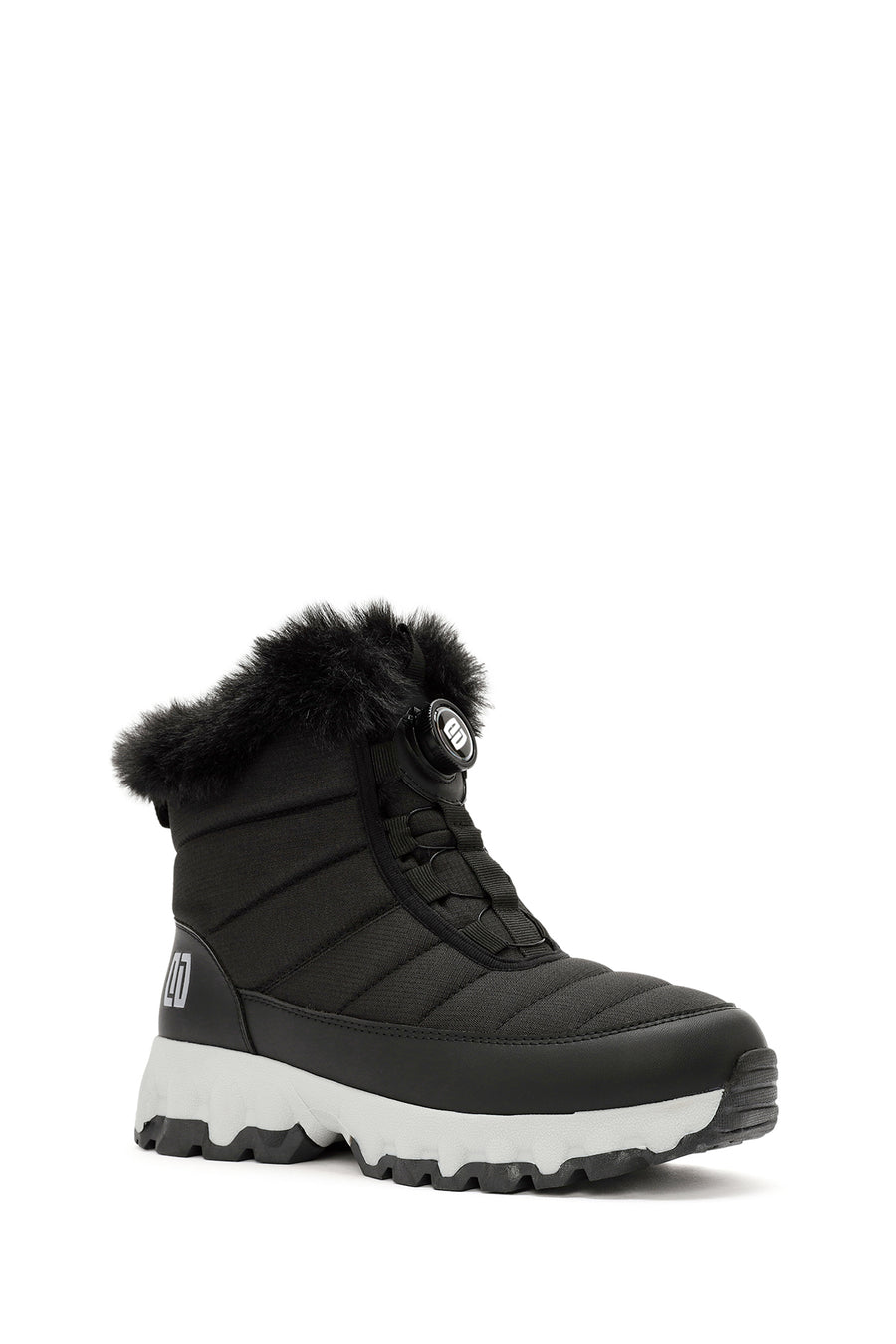 Derimod Dry Woman Black Lace-Up Thick-Soled Outdoor Boots