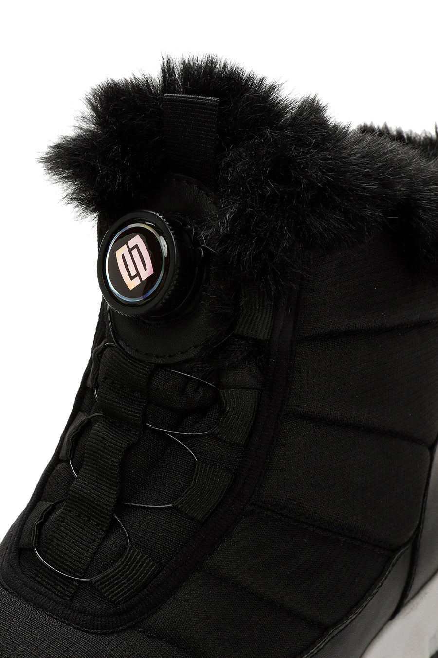 Derimod Dry Woman Black Lace-Up Thick-Soled Outdoor Boots