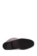 Women's Brown Leather Boots with Accessories | Derimod