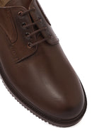 Men's Brown Lace-Up Leather Casual Shoes | Derimod