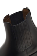 Men's Black Leather Chelsea Boot | Derimod