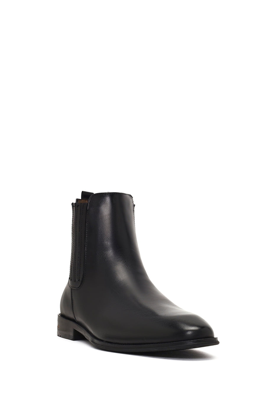 Men's Black Leather Chelsea Boot