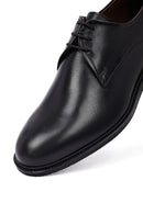 Men's Black Lace-Up Leather Classic Shoes | Derimod