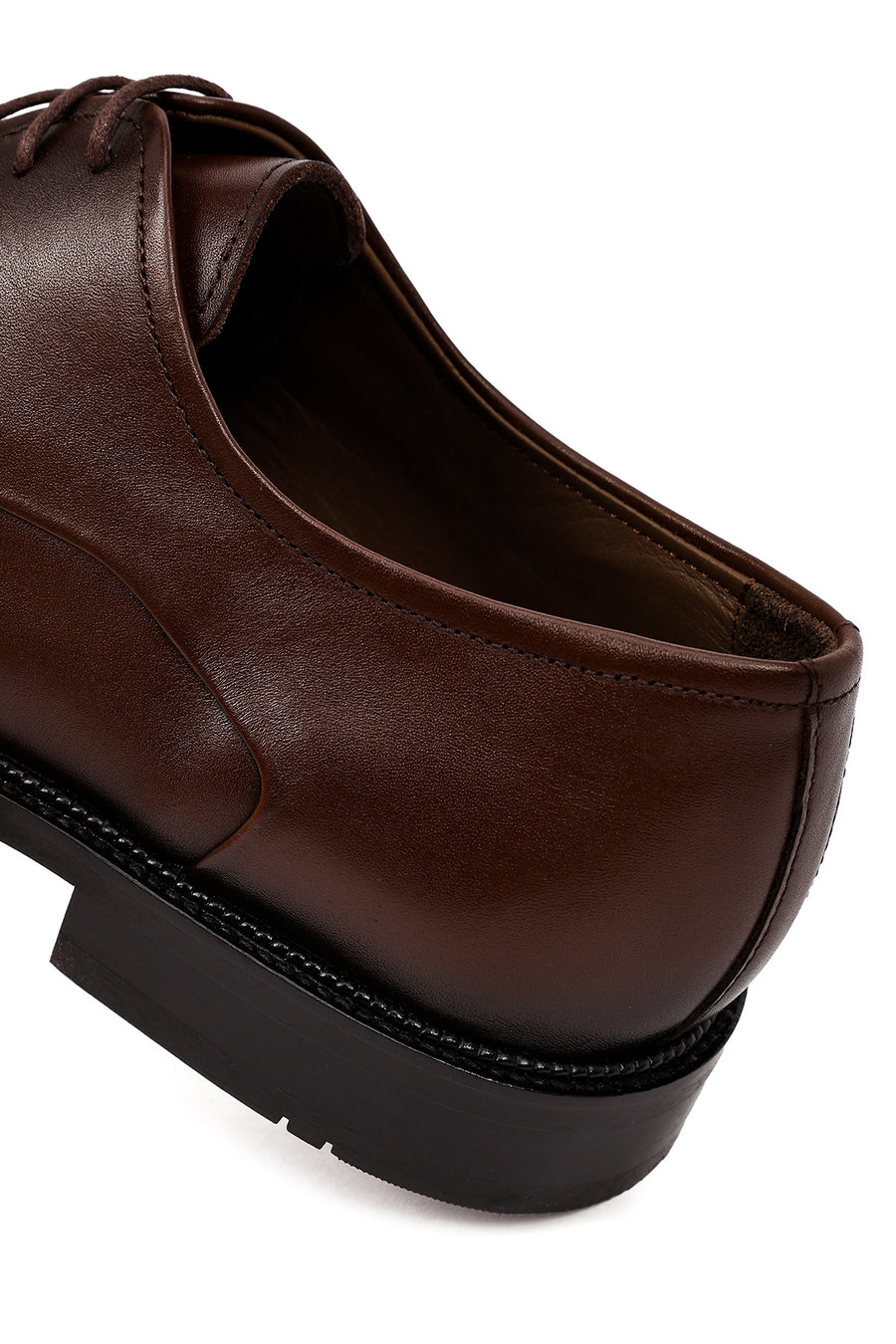 Men's Brown Lace-Up Leather Classic Shoe