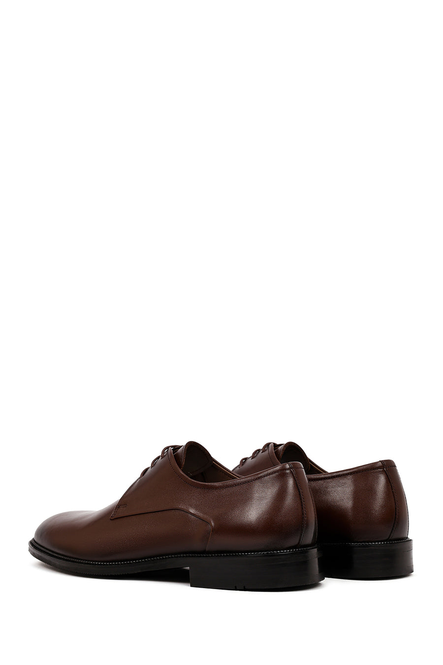 Men's Brown Lace-Up Leather Classic Shoe