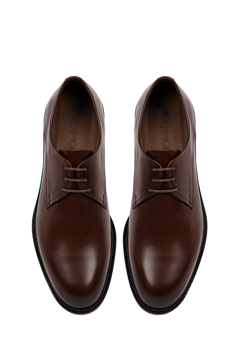 Men's Brown Lace-Up Leather Classic Shoe