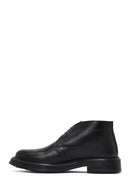Men's Black Lace-Up Leather Casual Boot | Derimod
